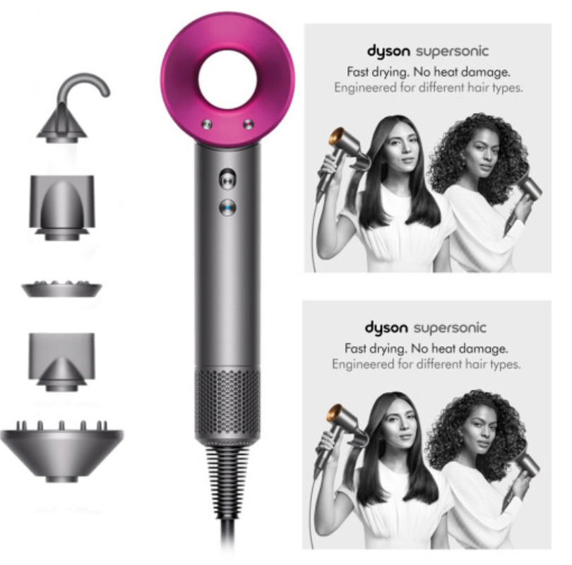 Dyson Supersonic Iron & Fuchsia - Clearance