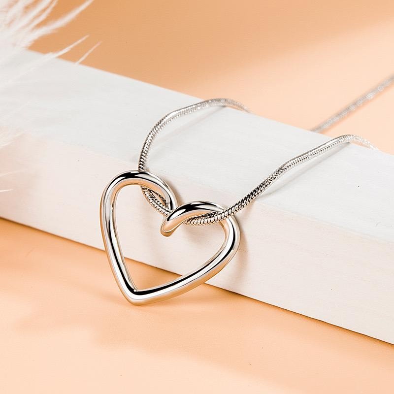 925 Sterling Heart Pendant Necklace
