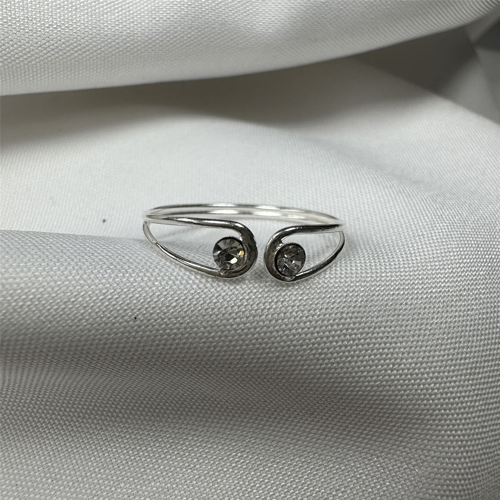 925 Sterling Silver Twine Wire Adjustable Ring