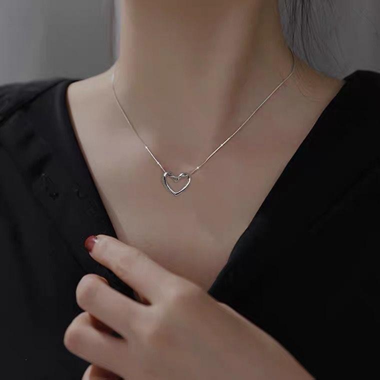 925 Sterling Heart Pendant Necklace