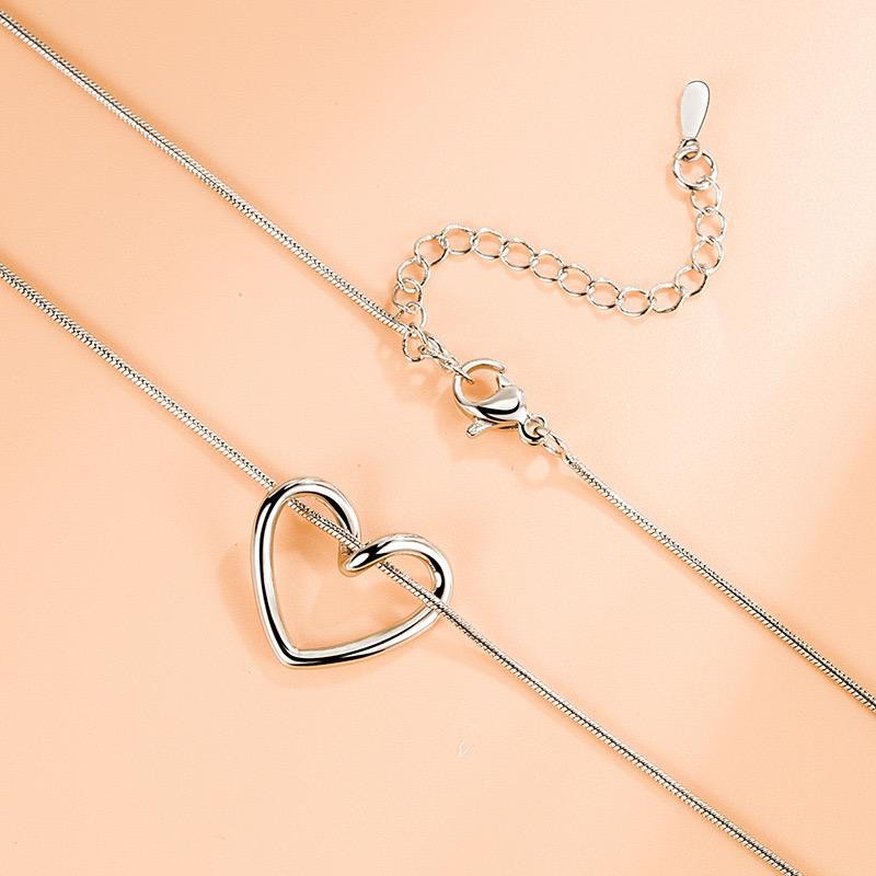 925 Sterling Heart Pendant Necklace