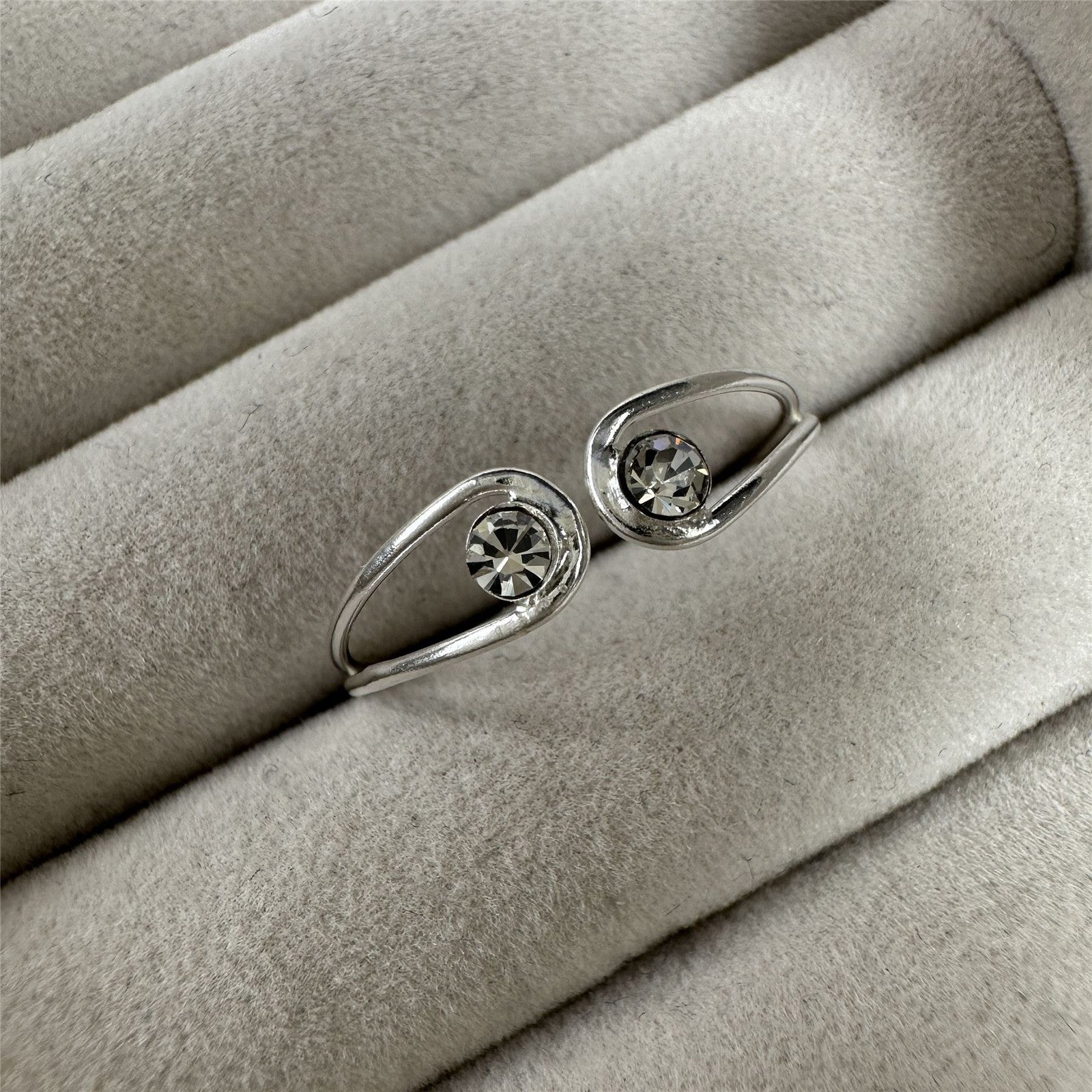 925 Sterling Silver Twine Wire Adjustable Ring