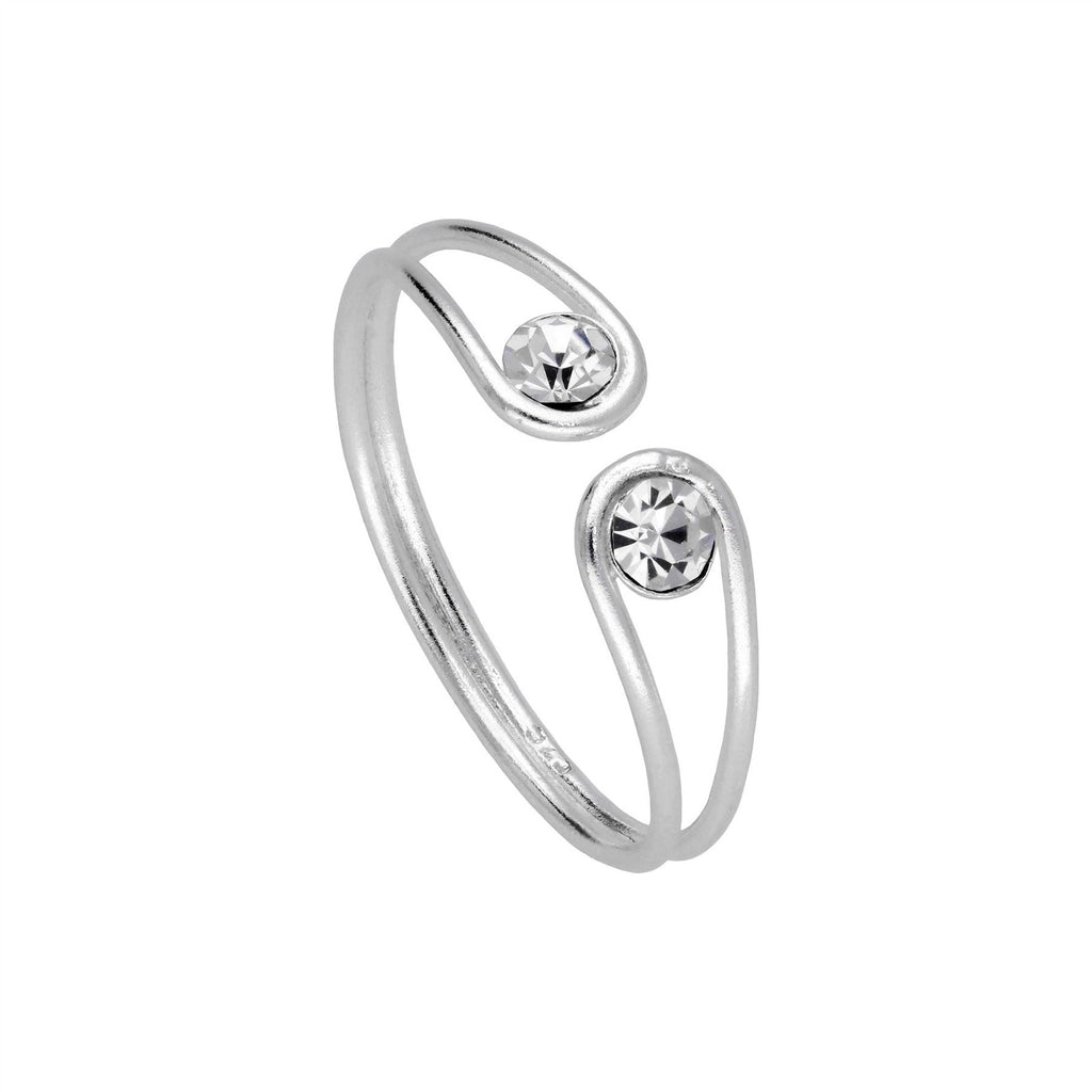925 Sterling Silver Twine Wire Adjustable Ring